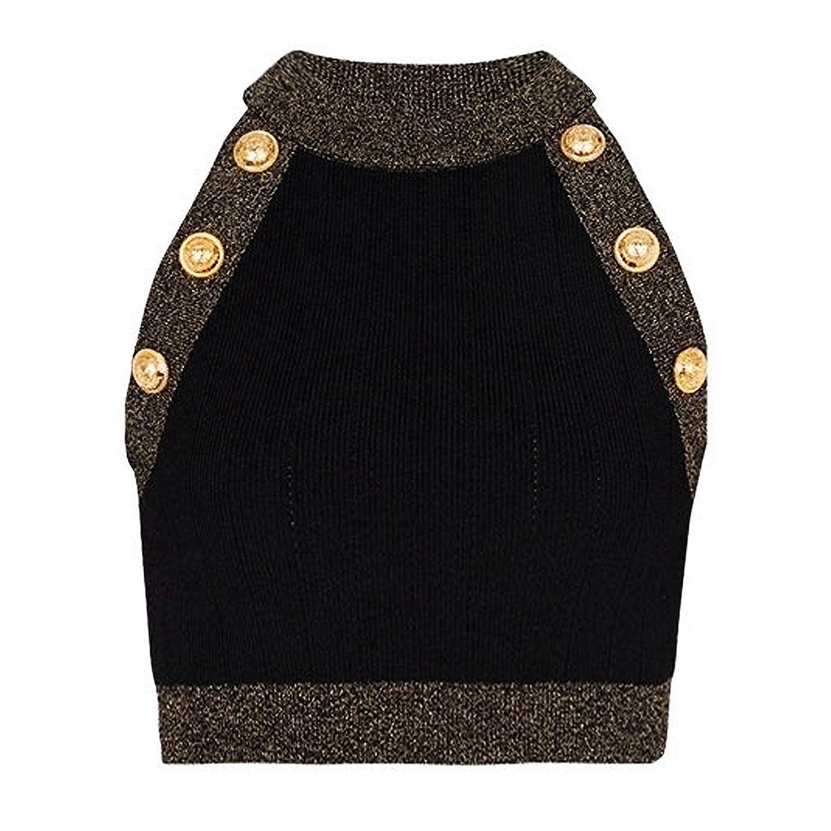 Midnight Muse High-Waisted Two-Piece Knit Set