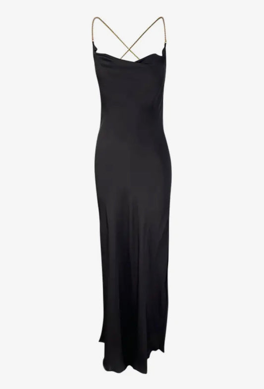 Sarafin Satin Long Dress
